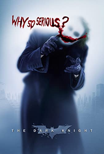 Le Joker pourquoi si sérieux ? Poster 24x36inch 60x91cm