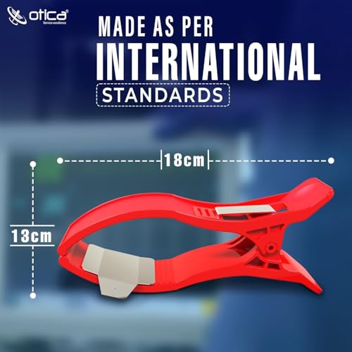 Image of OTICA ECG, EKG Clamp Electrode Premium Quality Universal Limb Electrodes for Adults Set of 4 Suitable for All Types of ECG Machines