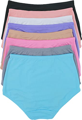 Image of ToBeInStyle Women's Pack of 6 High-Waisted Girdle Brief Tummy Support Everyday Panties