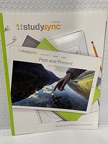 StudySync Texas Past and Present (Reading and W... 1944695486 Book Cover