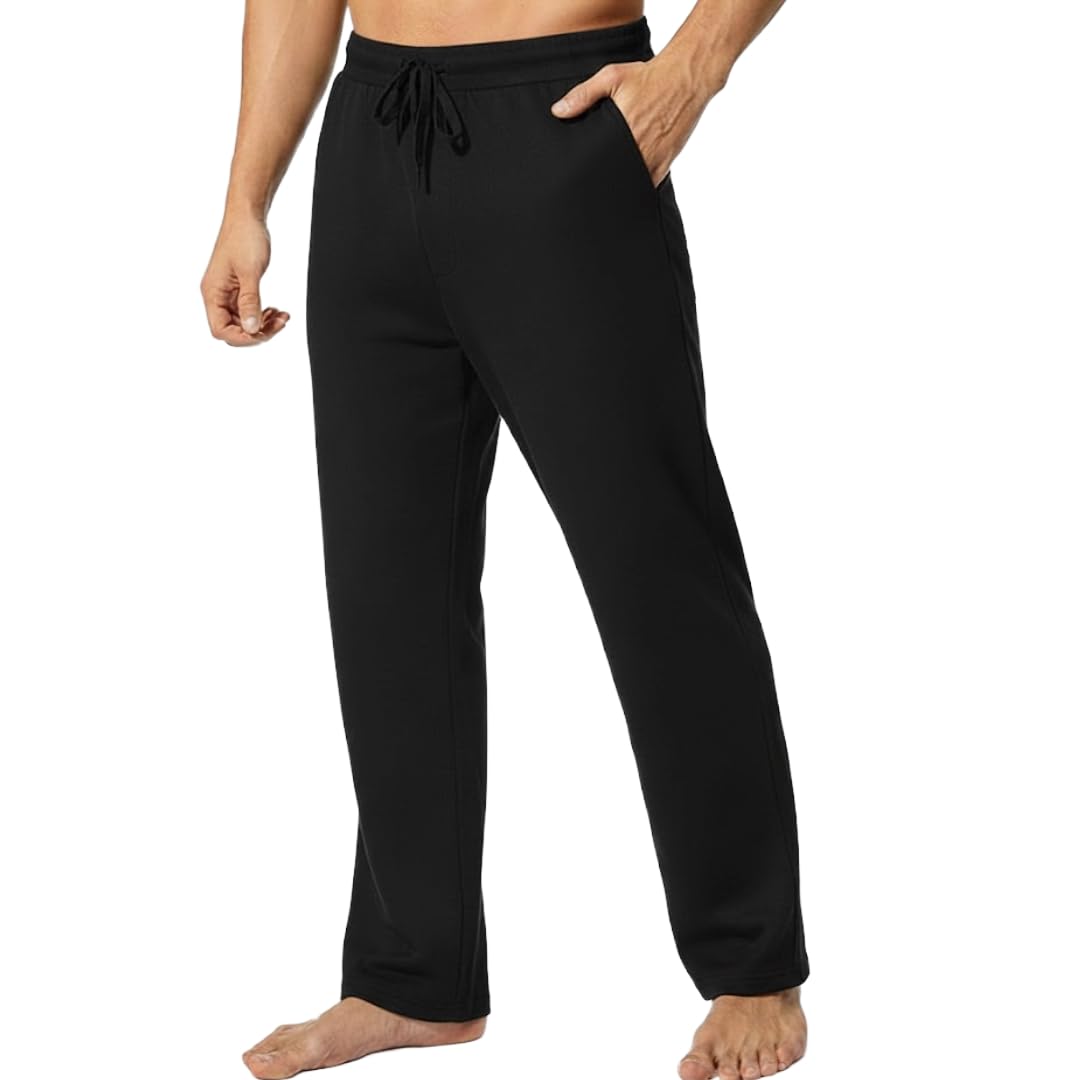 diaz Men’s Warm Fleece Lower – Winter Lower for Men | Thick Fleece Track Pants | Thermal Winter Joggers | Soft, Cozy & Insulated Warm Pants | Perfect for Outdoor Walking, Gym-picture-45
