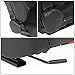 DNA MOTORING 2PCS Racing Bucket Seats with Adjustable Recline & Dual Rails, Compatible with 4 Point Harness, PVC Leather, Black/Red, RS-JBR-003-RD