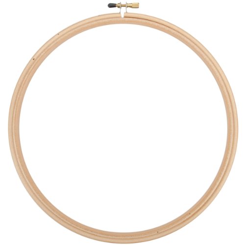 Edmunds Wood Embroidery Hoop with Round Edges, 10-Inch