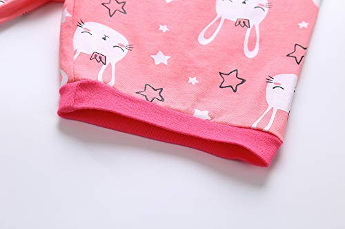 Image of Koian Little Girls' Short Pajamas Sets Toddler PJS Cotton Kids Sleepwears