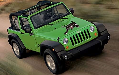 Miniatura 5 de Calcomanías para automóvil, 1 unidad, diseño de pantera negra, calcomanías gráficas de vinilo autoadhesivas, calcomanías universales ocultas para