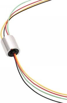 360 Degree Swivel Electric Slip Ring 12.5mm 4 Wire Conductive Joint Connector Compatible With Monitor Applications