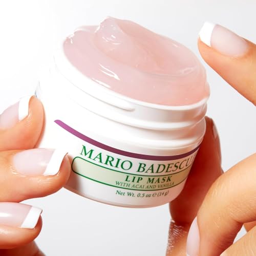Image of Mario Badescu Moisturizing Lip Balm for Dry Cracked Lips, Infused with Coconut Oil and Shea Butter, Ultra-Nourishing Lip Care Moisturizer for Soft, Smooth and Supple Lips