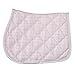 Dapplebay Gingham Jump Saddle Pad-Pink/White-Full