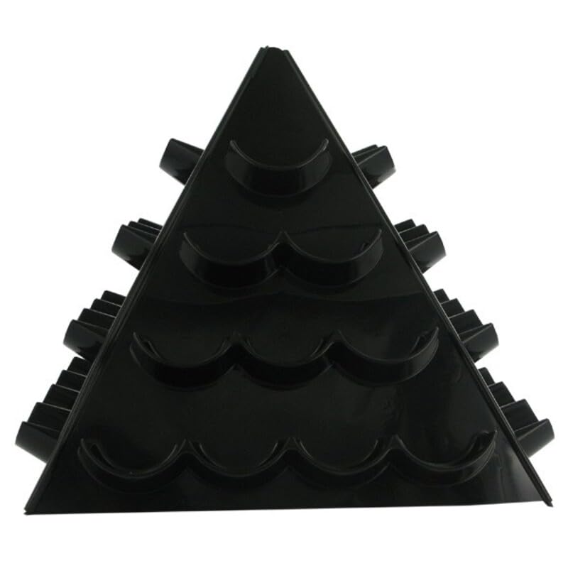 Pyramide à macarons noire