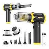 Mr.ego Handheld Car Vacuum Portable Cordless, 20000Pa High Power Suction Mini...