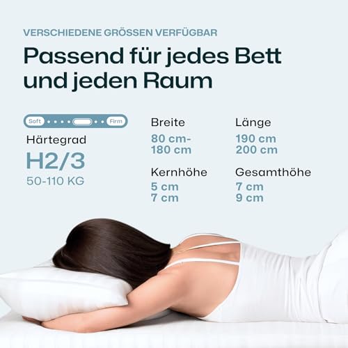 Matratzen-Topper Ravensberger Gel-LUX 160×200 cm