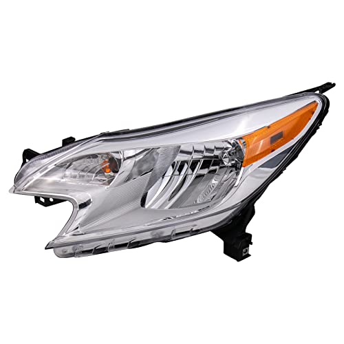 Image of TRQ Driver Side Headlight Assembly Halogen Compatible with 2014-2016 Versa Note S S Plus SV 2015-2016 Versa Note SL SR NI2502223