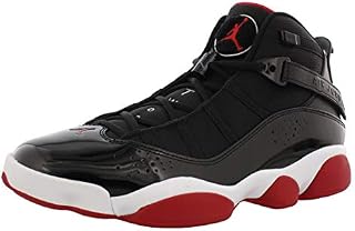 Jordan Nike 6 Rings 322992 062 Black/Varsity Red/White Men's Basketball Shoes (10)
