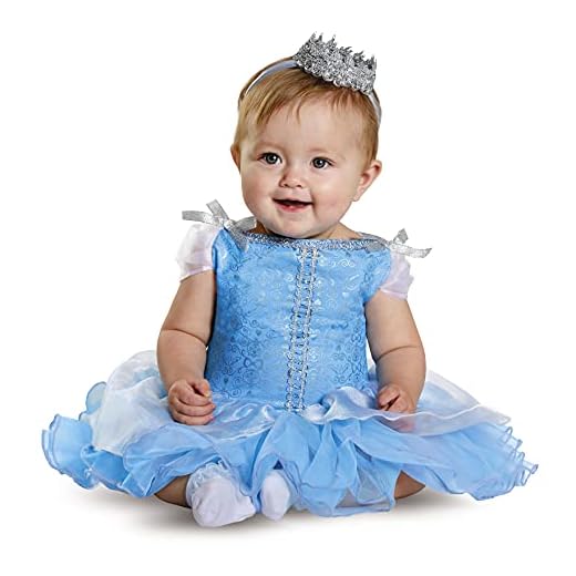 Disney Baby-Girls Disguise Cinderella Prestige Infant Costume, Blue, 6-12 Months