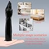 37cm Riesen Handform Dildo XXL Anal Dildo für Fisting,3.0 Hand Dildos Faust Dildo Analdilos Herren,mit Dildo Saugnapf,Fist Dildo Fisting Dildos Masturbatoren,Analplug für Frauen Männer (Schwarz) #3