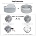 Zmarthumb Foam Ball Pit for Toddlers, Baby Ball Pits, Soft Round Ball Pool, Easy to Clean or Install, Ideal Gift for Babies Infants Indoor and Outdoor Game(Grey), Balls Not Included