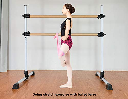 MARFULA 4Ft Portable Wood Ballet Barre Ballet Bar Dance Bar with Carry Bag by MARFULA - Used condition - Image 6