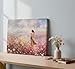 Jesus and Lamb Canvas Wall Art The Lost Lamb Parable Christian Painting Picture Wall Decor God Religious Belief Poster Print Artwork for Church Bedroom Living Room Home Decoration,16x12in Canvas