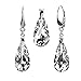 Produktbild SILVEGO Damen Schmuck-Set aus 925 Sterling Silber Tropfen mit Swarovski® Crystals ARGENT