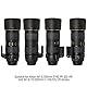 iShoot Objektiv Stativring Stativ-Halterung Stativschelle für Nikon RT-1 Nikkor AF-S 300mm F/4E PF ED VR & AF-S 70-200mm F/4G ED VR, unten ist Arca-Swiss Fit Kameraplatte Schnellwechselplatte