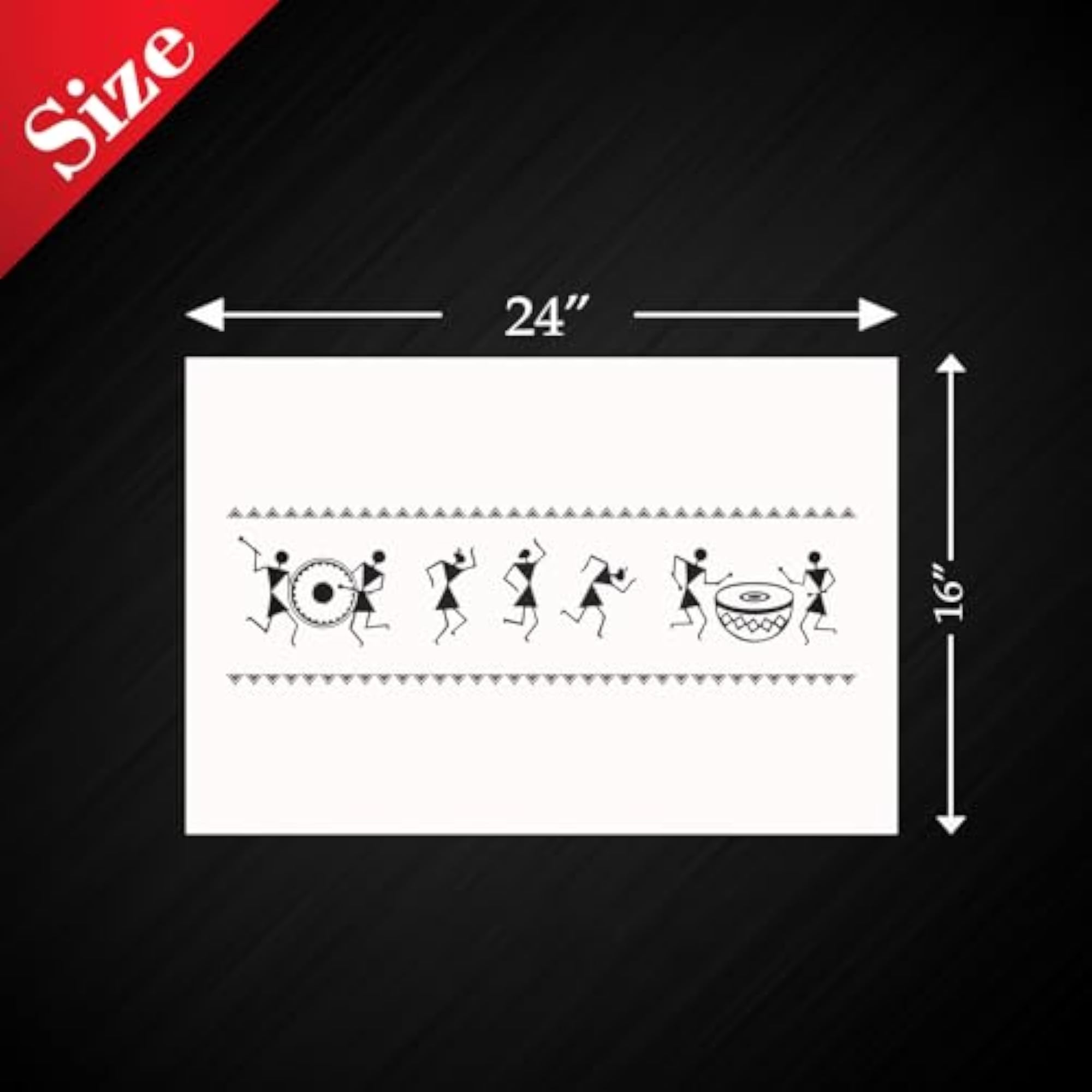Reusable Stencils for Wall Painting (16x24 inch)