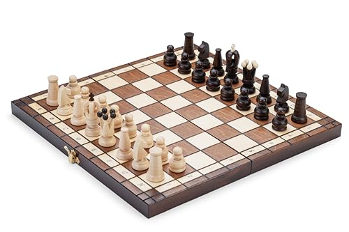 Prime Chess King - Scacchi in legno fatti a mano, 34 cm