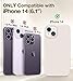 GONEZ Magnetic for iPhone 14 Case, Compatible with Magsafe, with Screen Protector + Camera Protector, Anti-Scratch Microfiber Lining, Liquid Silicone Shockproof Protective Phone Case, Stone