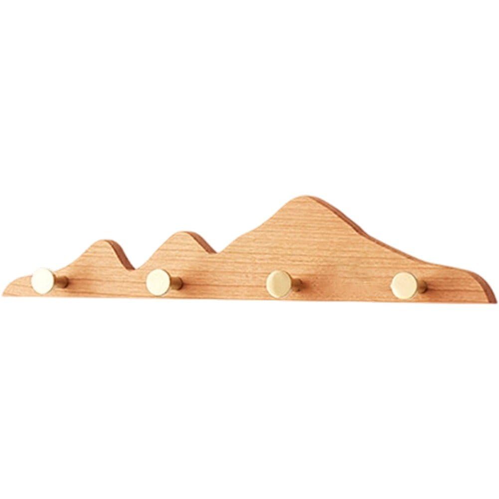 Patère en bois murale pour l'organisation de la salle de bain