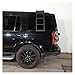 Compatible For Land Rover Discovery 3 4 LR3 LR4 2004-2016 Aluminum Alloy Black Car Rear Side Ladder Roof Climbing Ladder Car Accessories(Left)