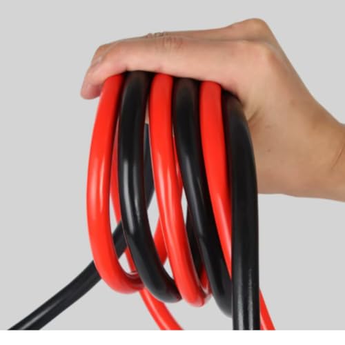 Cabo Para Recarga De Bateria 3m Com Garras Em Aço Cobreado 1200A Bitola 12mm Resistente E Seguro Chu