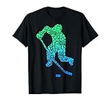 Eine tolle Geschenkidee für Eishockeyfans, Wintersport Fans, Torwart & Ice Hockey Verein Spieler, die mit Hockeyschläger und Schlittschuhe über das Eis gleiten. Auch als Weihnachtsgeschenk oder Geburtstagsgeschenk für Sohn & Kinder.