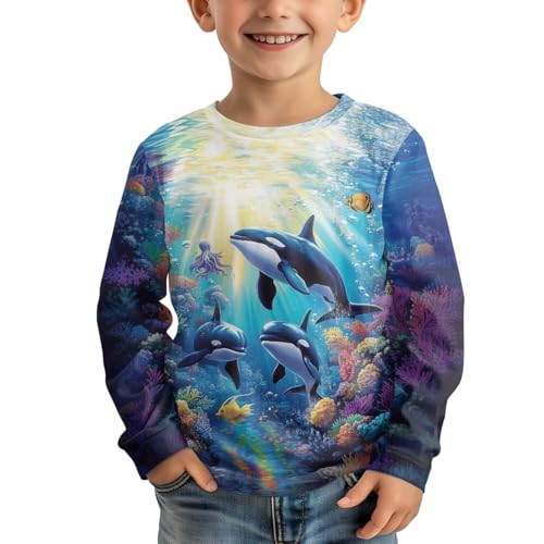 Image of Uourmeti Teens Girls Long Sleeve T Shirts Fall Outfits Boys Active Sportswear Running Tops