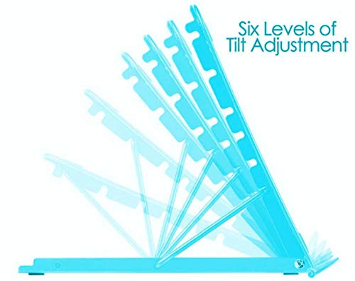 Diamond Painting Accessories A4 Holder Stand for Holding Light Pad, Light Box Board Stand of 5D Diamond Painting Kits Tool Craft Supplies (Blue)