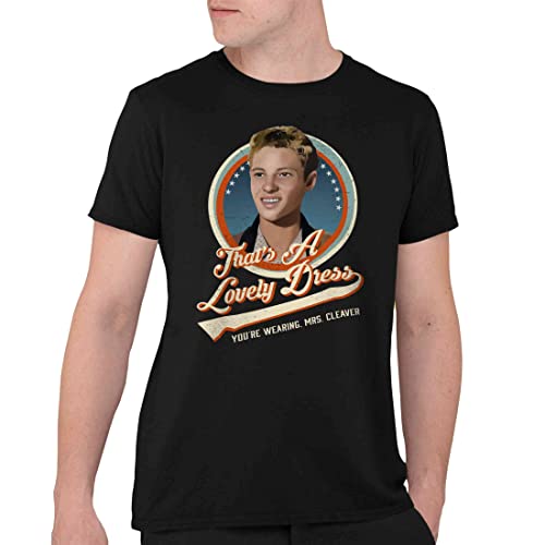 Weser Vintage Leave It to Beaver Eddie Haskell That's A Lovely Dress You're Wearing Vintage Ribon Funny Unisex Shirt for Men,
