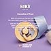 BIBS Loop Pacifier Clip - Sleek, Secure One-Handed Operation, Fits All BIBS and Most Brands, Machine Washable, Slim Profile for Comfort, Ages 0+ - Ivory