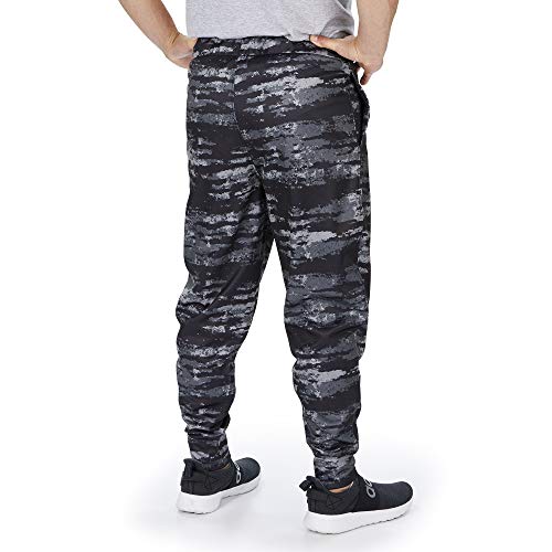 Officially Licensed Zubaz Men's NFL NFL Men's Poly Fleece Jogger, New York Giants, Size Large