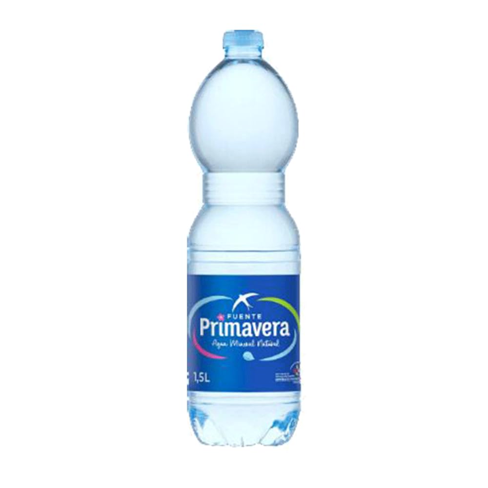 Agua Mineral Sin Gas Fuente Primavera 5 Packs De 6 Botellas 1.5 Litros (30 unidades)