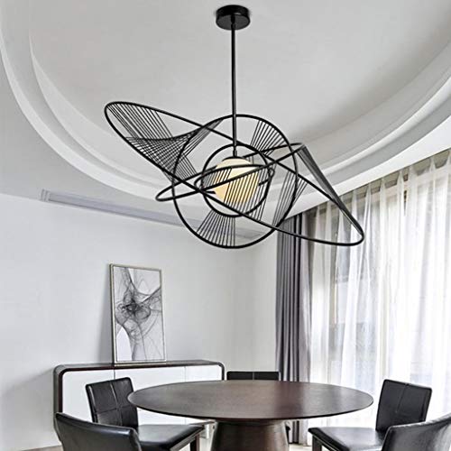 Suspension Luminaire Lumières Lustre Salon LED Vertigo Lampe Suspendus Pendentif E27 Design Courbe Spirale Hanging Pour Abat-Jour De Chambre À Coucher Restaurant Éclairage De Plafond Plafonnier