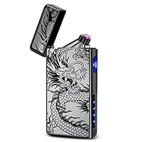Algopix Similar Product 3 - Dual Arc Plasma Lighter USB