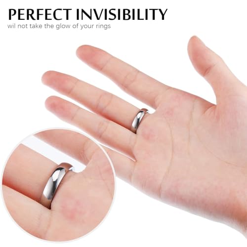 Image of MAYCREATE Ring Size Adjuster 4-Color EVA Rings Adjuster for Loose Rings Multi Size Customized Removable Adhesive Ring Tightener