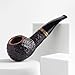 Savinelli Porto Cervo Collection - Handmade Wood Briar Pipe, Made in Italy, 6mm (Brown Rustic 320 KS)