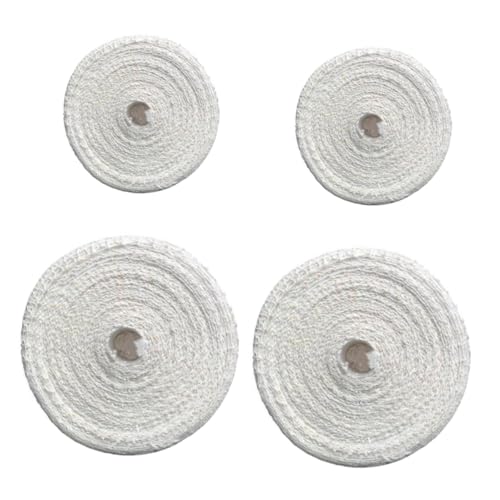 TOYZFRIENDY 4 Rollos Cuerda Elástica de Algodón para Embutidos para Carne Cocina Trenzada para Atar Jamón Salchichas y Cerdo Uso Doméstico y Profesional
