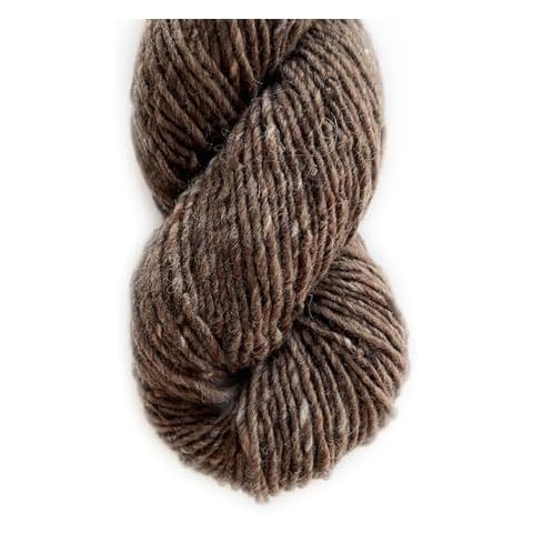 Lotus Alpaca Tweed Unique Yarn, 72% Merino Wool 10% Alpaca 18% Nylon Blended Sport Weight Yarn for Knitting & Crocheting DIY Crafts, Hats, Cardigans, Pullovers, 1 Skein/ 50 Grams, Soft Baby Yarn (#17) Cover