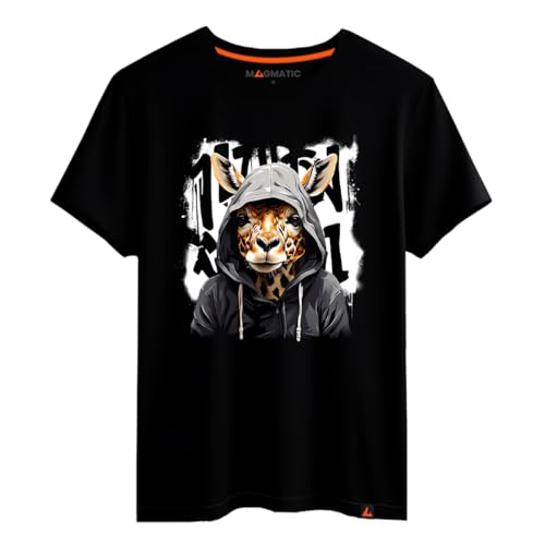 T-shirt animal sauvage confortable pour homme contre les irritations