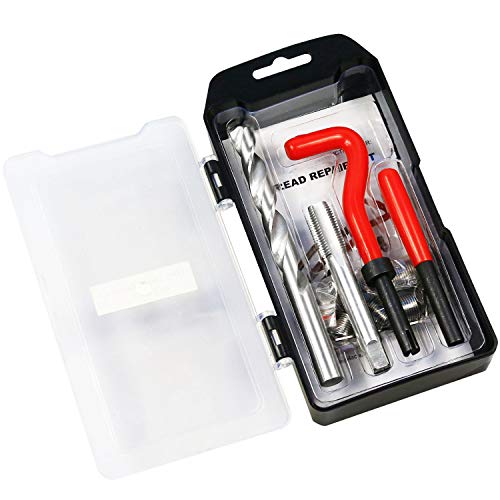 Kit Di Inserti Per Riparazione Filettature In Acciaio Inossidabile M12 X 175 Mm Compatibile Con Set Di Utensili Manuali Per La Riparazione Di Auto~p107767316