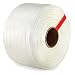 IDL Packaging 3/4" x 2100' Woven Cord Strapping Roll, 6 x 3 Core, 900 lbs Break Strength, White (Pack of 1)