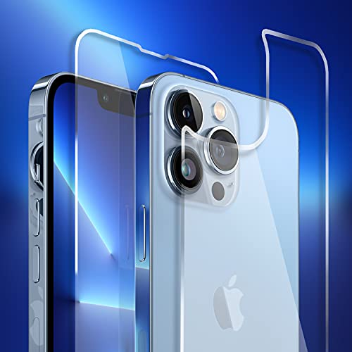 Shacoryze Front And Back Screen Protector For Iphone 13 Pro Max, Tempered Glass [Haptic Touch] Front And Rear Temper Film Premium Hd Clarity Anti-Fingerprint/Scratch For Iphone13 Pro Max (6.7 Inch) #TOP8