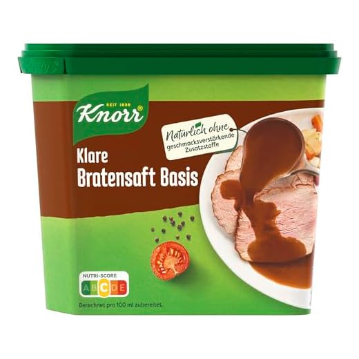 Knorr Klare Bratensaft Basis Dose Ergiebigkeit, 6er Pack (6 x 235 g)