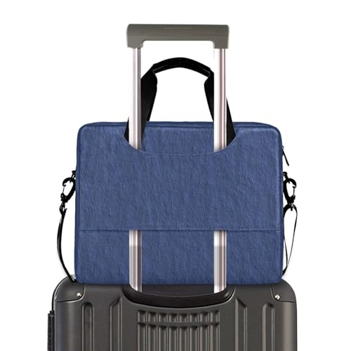 Bolso bandolera para portátil 15.6 pulgadas azul marino miniatura 4