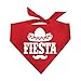 Fiesta Cinco De Mayo Dog Bandana (618 Red, X-Small)